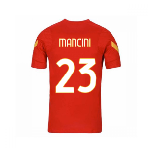 2020-2021 AS Roma Nike Training Shirt (Red) - Kids (MANCINI 23)