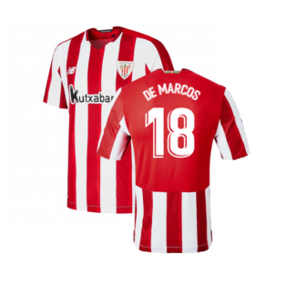 2020-2021 Athletic Bilbao Home Shirt (De Marcos 18)