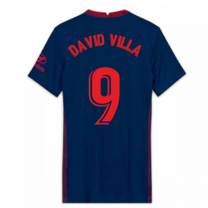 2020-2021 Atletico Madrid Away Nike Shirt (Ladies) (DAVID VILLA 9)