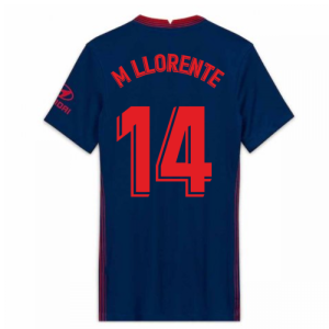 2020-2021 Atletico Madrid Away Nike Shirt (Ladies) (M LLORENTE 14)