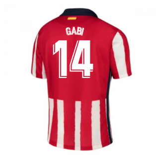 2020-2021 Atletico Madrid Home Nike Football Shirt (GABI 14)