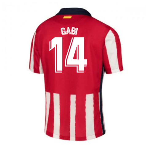 2020-2021 Atletico Madrid Home Nike Shirt (Kids) (GABI 14)