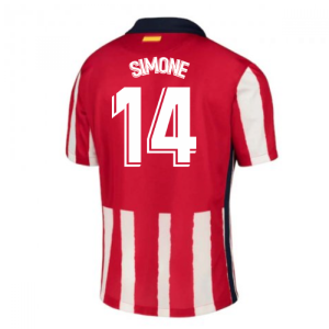 2020-2021 Atletico Madrid Home Nike Shirt (Kids) (SIMONE 14)