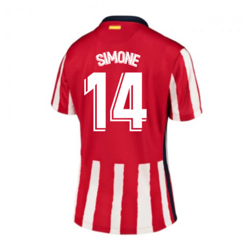2020-2021 Atletico Madrid Home Nike Shirt (Ladies) (SIMONE 14)