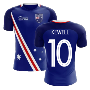 2022-2023 Australia Flag Away Concept Football Shirt (Kewell 10)