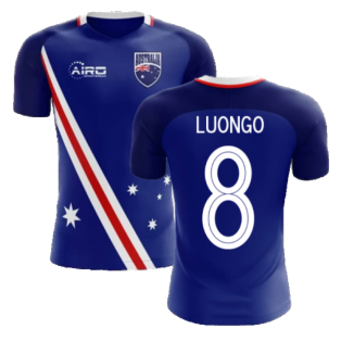 2023-2024 Australia Flag Away Concept Football Shirt (Luongo 8)