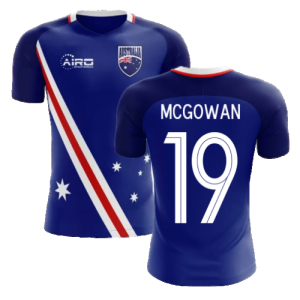 2023-2024 Australia Flag Away Concept Football Shirt (McGowan 19)