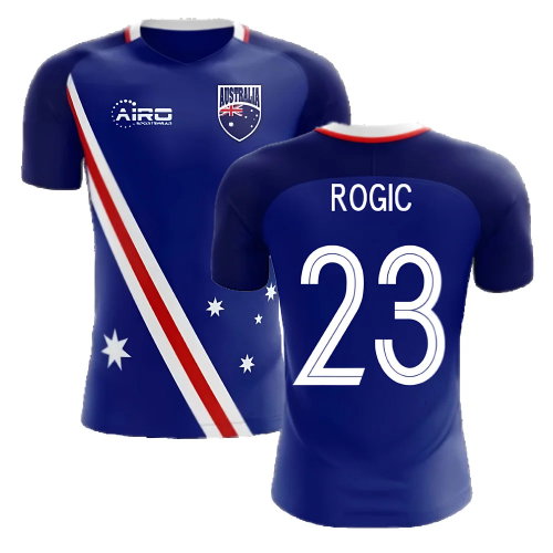 2025-2026 Australia Flag Away Concept Football Shirt (Rogic 23)
