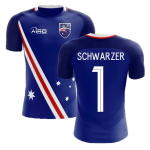 2025-2026 Australia Flag Away Concept Football Shirt (Schwarzer 1)
