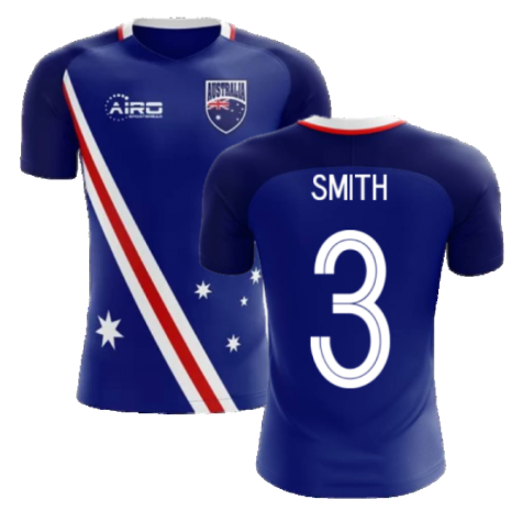 2023-2024 Australia Flag Away Concept Football Shirt (Smith 3)