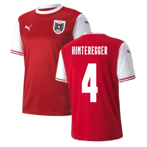 2020-2021 Austria Home Puma Football Shirt (HINTEREGGER 4)