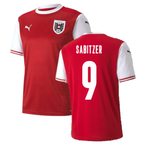 2020-2021 Austria Home Puma Football Shirt (SABITZER 9)