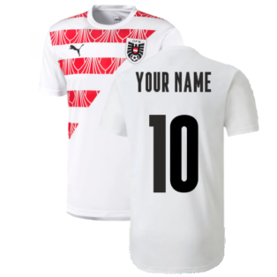 2020-2021 Austria Stadium Jersey (White) (Your Name)