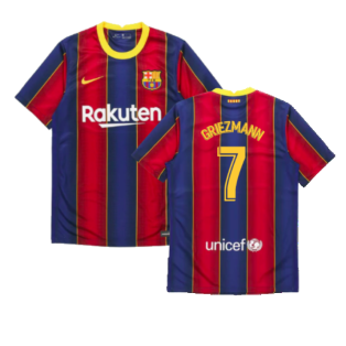 2020-2021 Barcelona Home Jersey (GRIEZMANN 7)