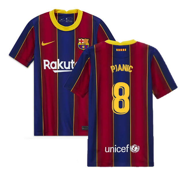 2020-2021 Barcelona Home Jersey (Kids) (PJANIC 8)