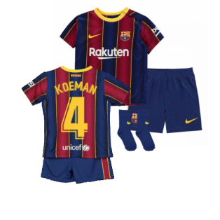 2020-2021 Barcelona Home Nike Baby Kit (KOEMAN 4)
