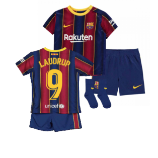 2020-2021 Barcelona Home Nike Baby Kit (LAUDRUP 9)