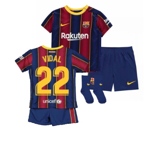 2020-2021 Barcelona Home Nike Baby Kit (VIDAL 22) 2020-2021 Barcelona Home Nike Baby Kit (VIDAL 22)