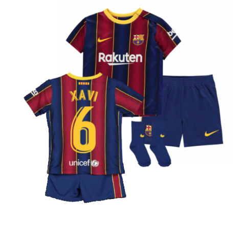 2020-2021 Barcelona Home Nike Baby Kit (XAVI 6)