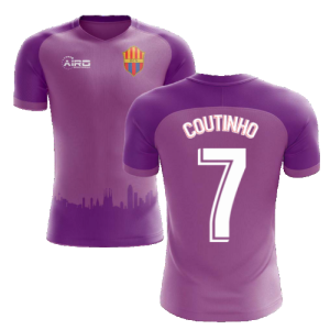 2020-2021 Barcelona Third Concept Football Shirt (Coutinho 7) - Kids