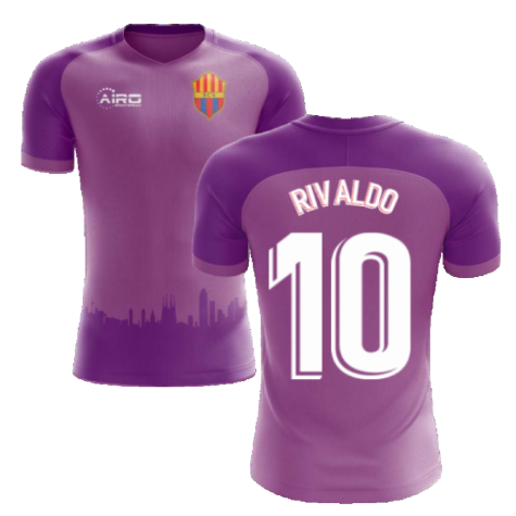 2020-2021 Barcelona Third Concept Football Shirt (Rivaldo 10) - Kids