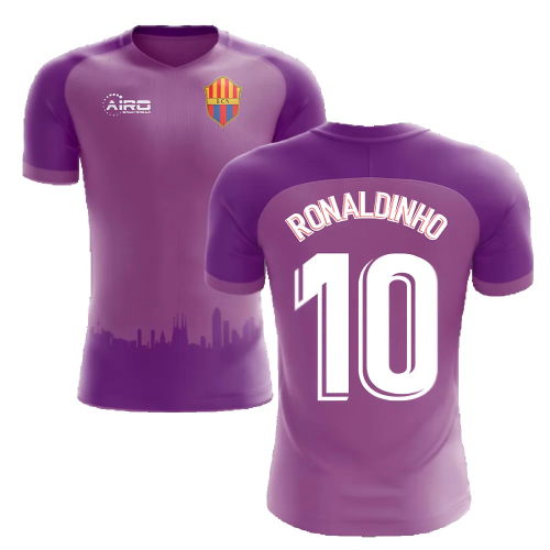 2025-2026 Barcelona Third Concept Football Shirt (Ronaldinho 10)
