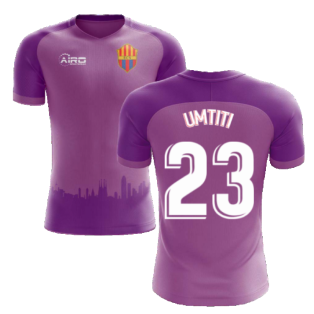 2020-2021 Barcelona Third Concept Football Shirt (Umtiti 23) - Kids