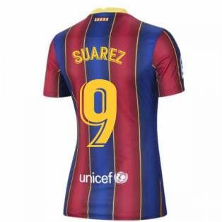 2020-2021 Barcelona Womens Home Shirt (SUAREZ 9)