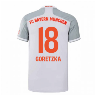 2020-2021 Bayern Munich Adidas Away Football Shirt (GORETZKA 18)