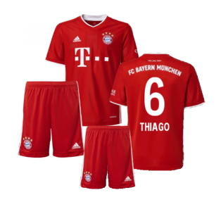 2020-2021 Bayern Munich Adidas Home Little Boys Mini Kit (THIAGO 6)