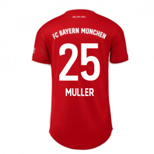 2020-2021 Bayern Munich Adidas Home Womens Shirt (MULLER 25)