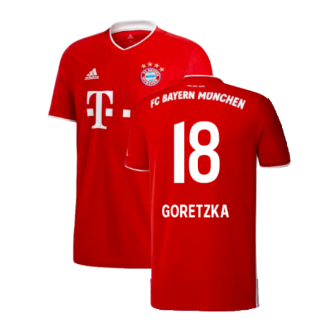 2020-2021 Bayern Munich Home Shirt (GORETZKA 18)