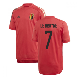2020-2021 Belgium Adidas Training Shirt (Red) - Kids (DE BRUYNE 7)