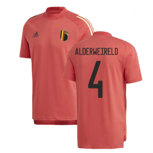 2020-2021 Belgium Adidas Training Tee (Red) (ALDERWEIRELD 4)