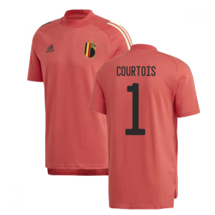 2020-2021 Belgium Adidas Training Tee (Red) (COURTOIS 1)