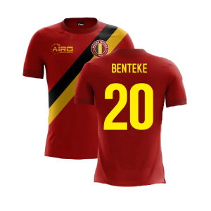2025-2026 Belgium Airo Concept Home Shirt (Benteke 20)