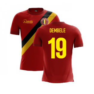 2022-2023 Belgium Airo Concept Home Shirt (Dembele 19) - Kids