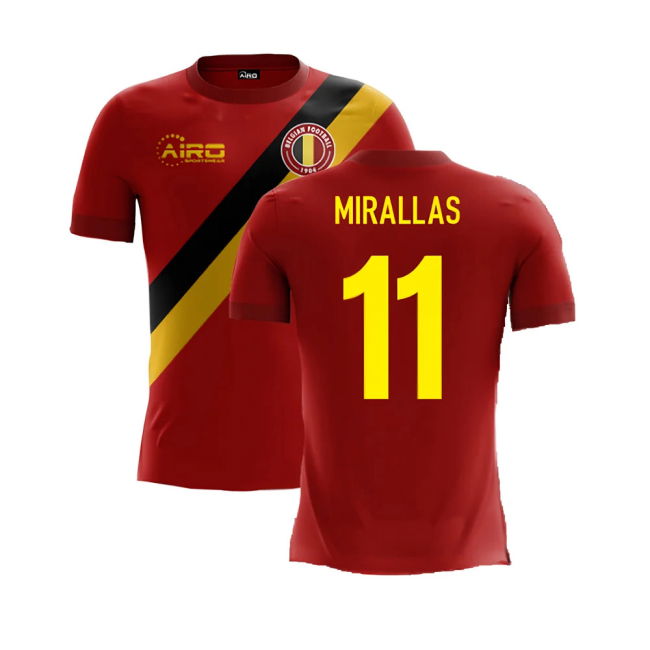 2025-2026 Belgium Airo Concept Home Shirt (Mirallas 11)