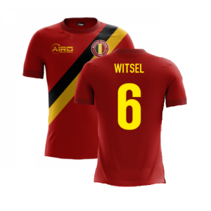 2023-2024 Belgium Airo Concept Home Shirt (Witsel 6)