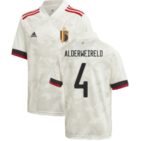 2020-2021 Belgium Away Shirt (Kids) (ALDERWEIRELD 4)