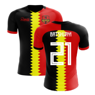 2023-2024 Belgium Flag Concept Football Shirt (Batshuayi 21) - Kids