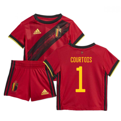2020-2021 Belgium Home Adidas Baby Kit (COURTOIS 1)