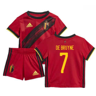 2020-2021 Belgium Home Adidas Baby Kit (DE BRUYNE 7)