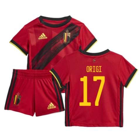 2020-2021 Belgium Home Adidas Baby Kit (ORIGI 17)
