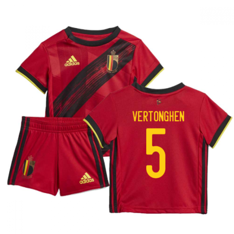 2020-2021 Belgium Home Adidas Baby Kit (VERTONGHEN 5)