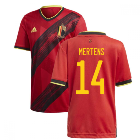 2020-2021 Belgium Home Adidas Football Shirt (MERTENS 14)