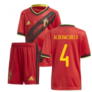 2020-2021 Belgium Home Adidas Mini Kit (ALDERWEIRELD 4)
