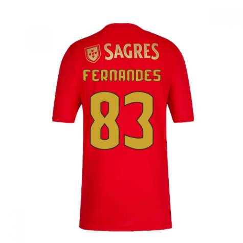 2020-2021 Benfica Home Shirt (Fernandes 83)