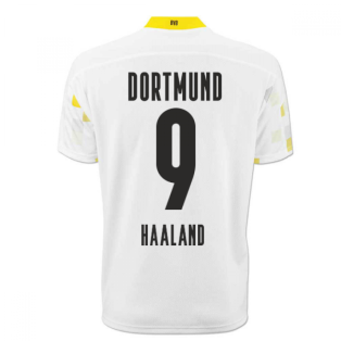 2020-2021 Borussia Dortmund Puma Third Cup Football Shirt (HAALAND 9)