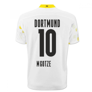 2020-2021 Borussia Dortmund Puma Third Cup Football Shirt (M.GOTZE 10)